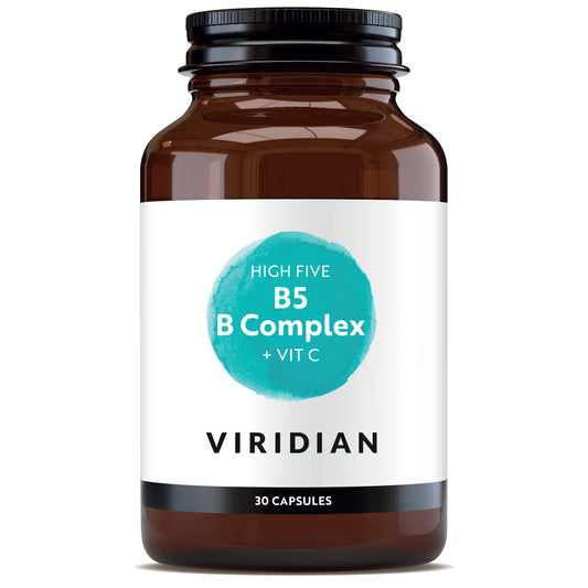 Viridian High Five B-Complex with Vit C Capsules 30 caps