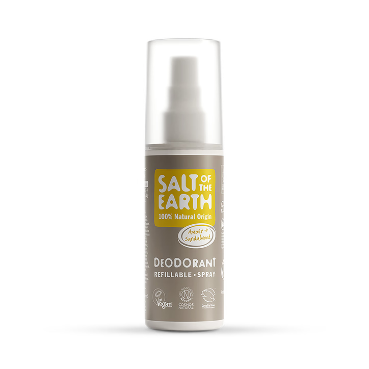 Salt Of The Earth Amber & Sandalwood Deodorant Spray