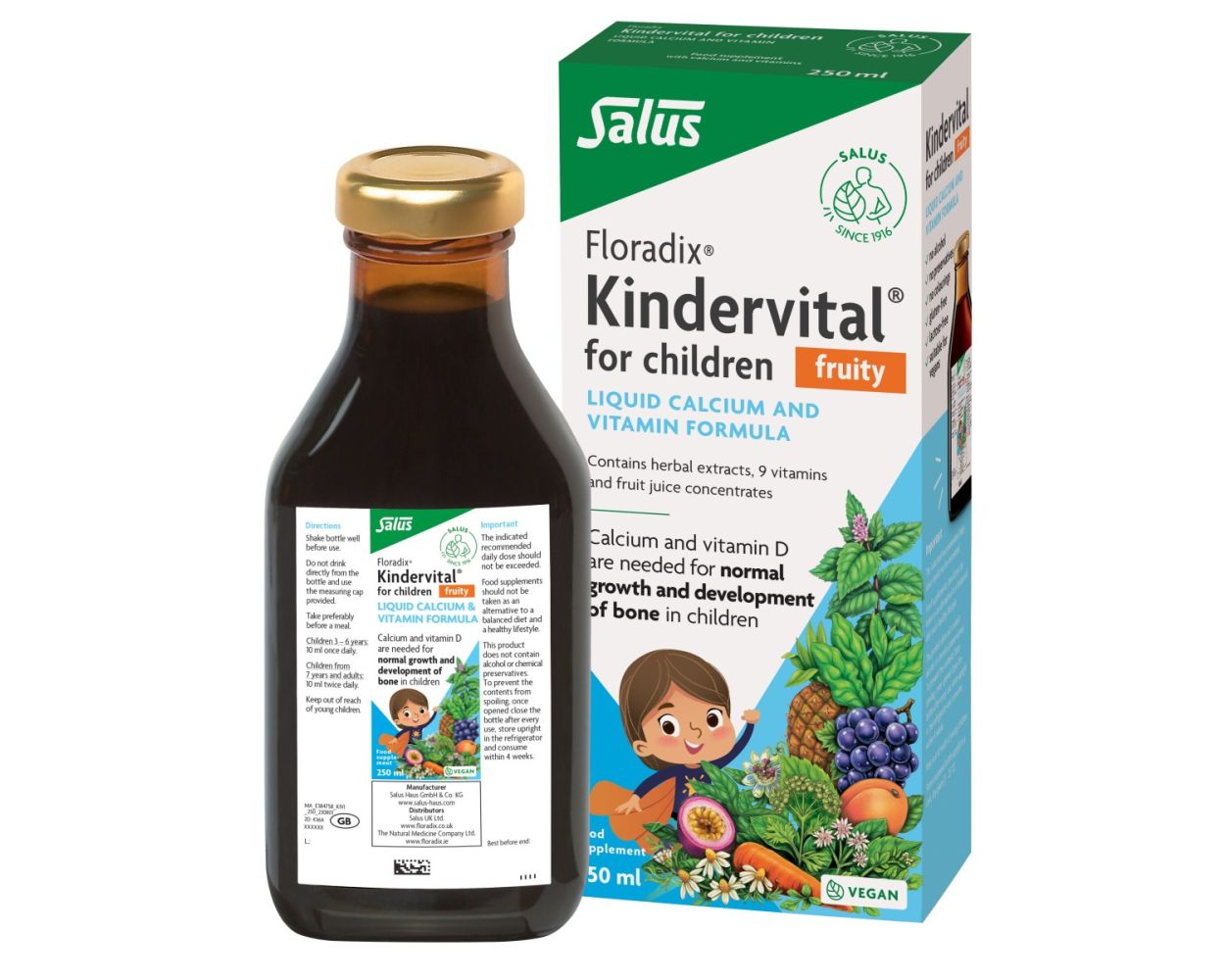 Salus Kindervital Liquid Formula (250ml)