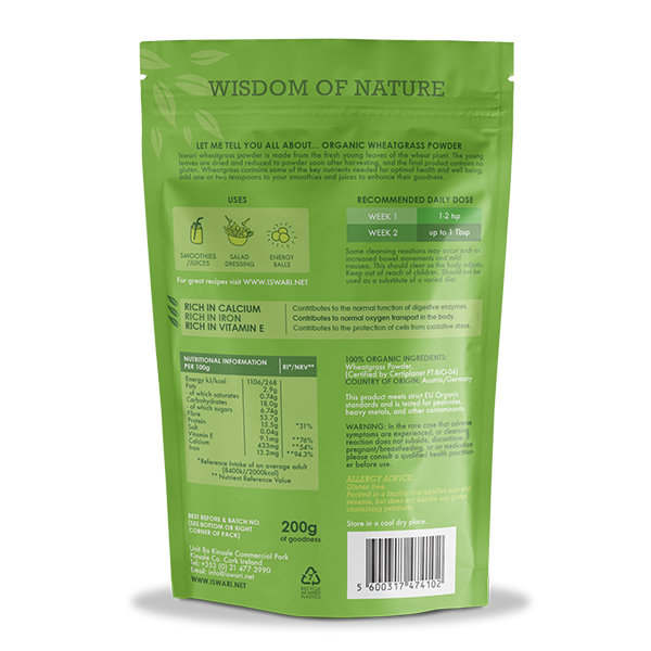 Iswari Wheatgrass Powder