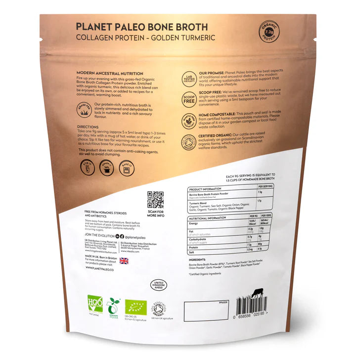 Planet Paleo Bone Broth Turmeric