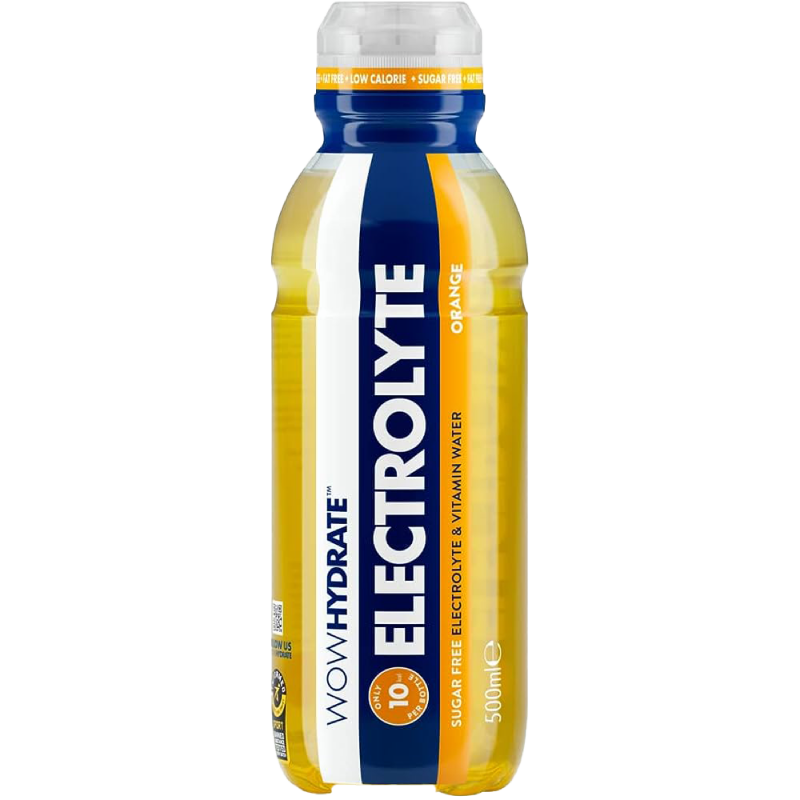 WOW Hydrate Electrolyte Orange 500ml