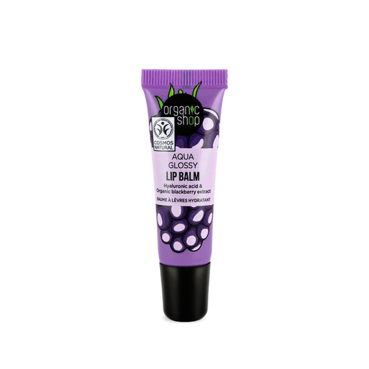 Hyaluronic Acid & Blackberry Aqua Glossy Lip Balm