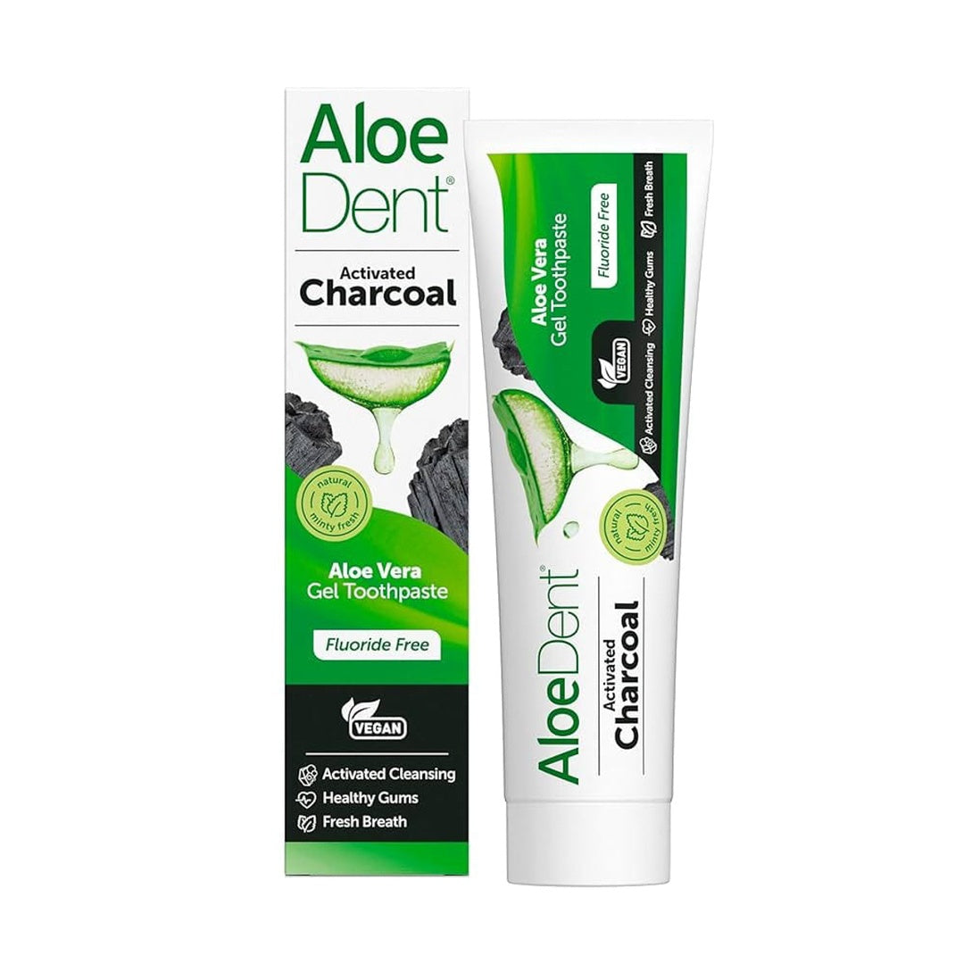 AloeDent Activated Charcoal Toothpaste 100ml