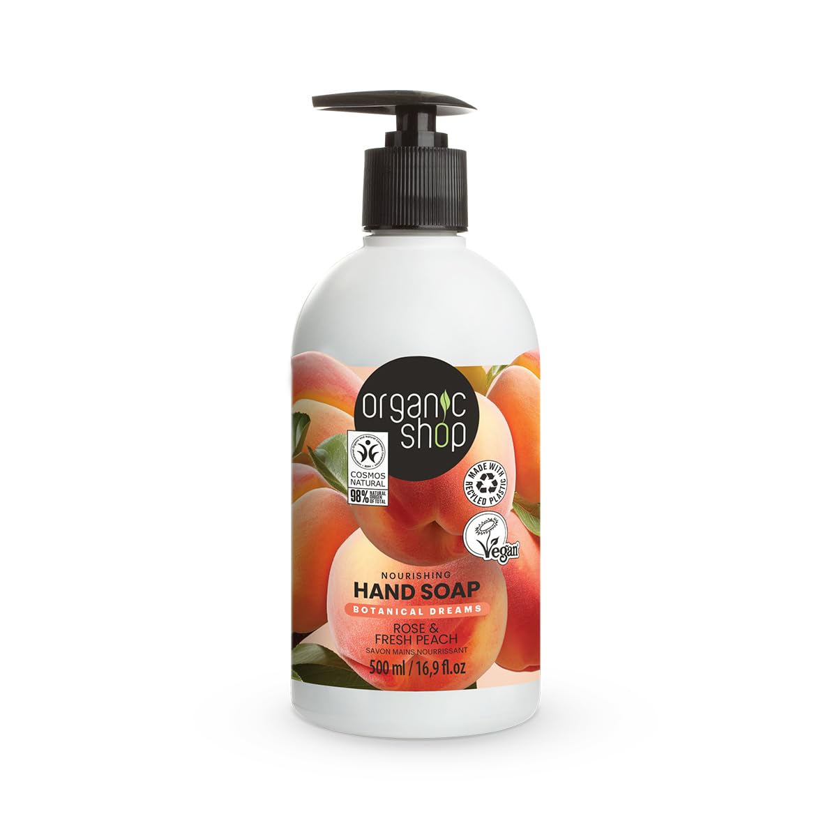Organic Shop Hand Soap Rose & Peach