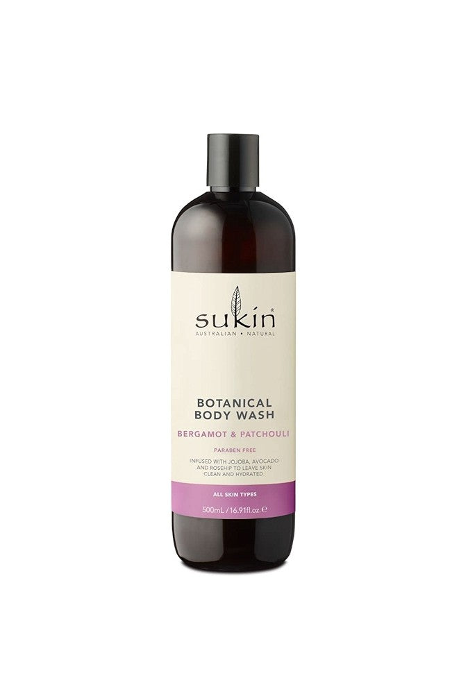 Sukin Bergamot & Patchouli Body Wash 500ml
