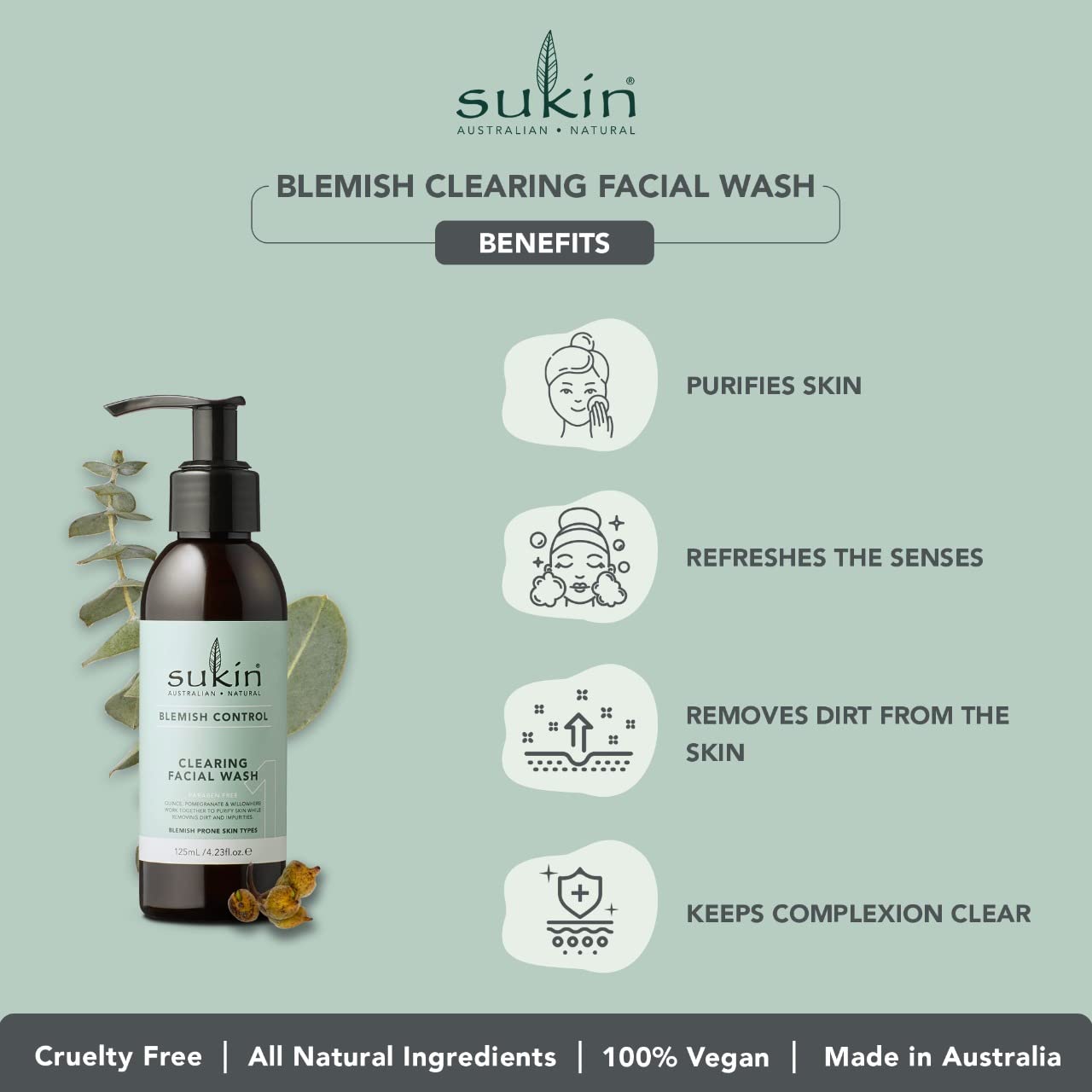 Sukin Blemish Control Wash 125ml