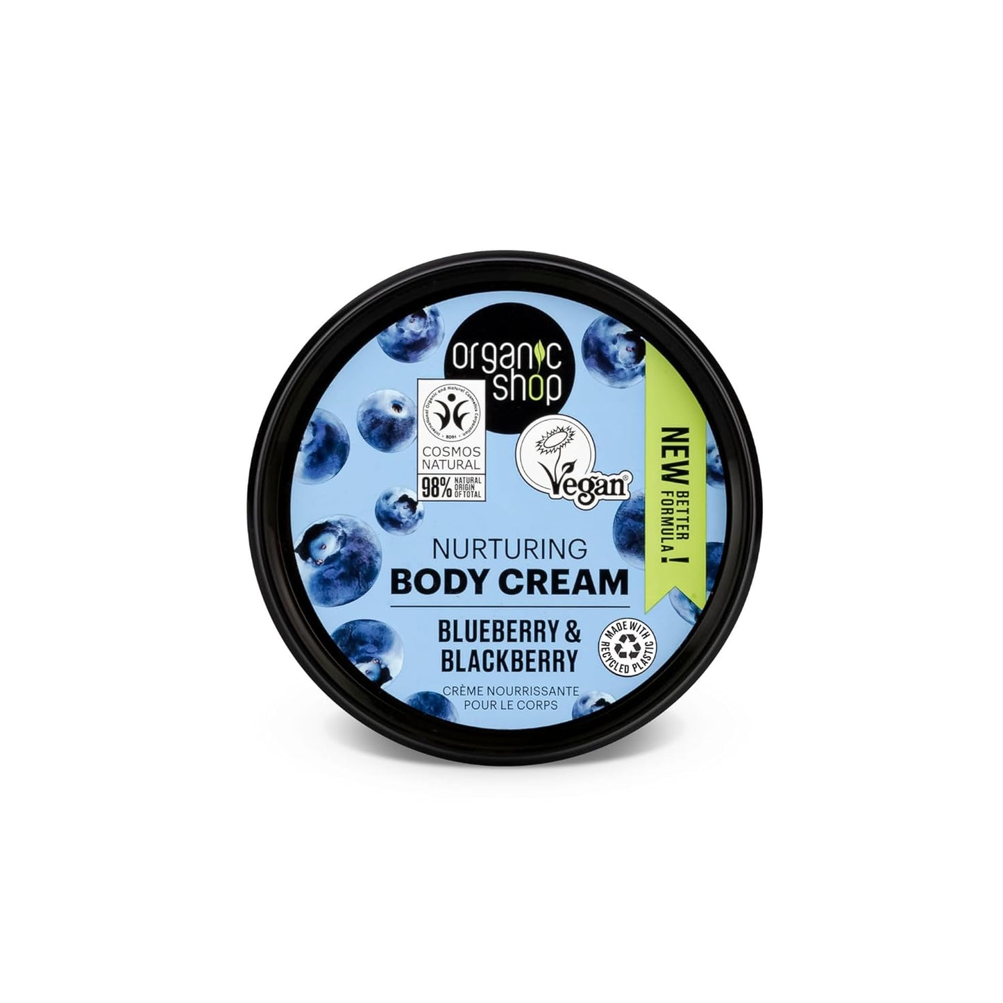 Organic Shop Body Cream Blueberry