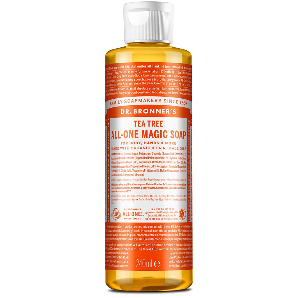 Dr. Bronner's Tea Tree Castile Liquid Soap 240ml
