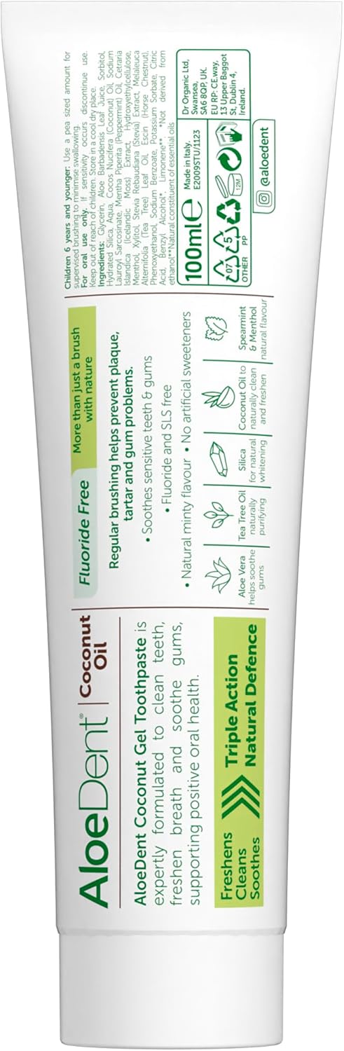 AloeDent Coconut Oil Toothpaste 100ml