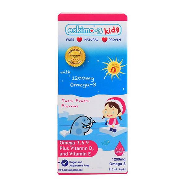 Eskimo 3 Kids Tutti Frutti Omega 3.6.9 210ml