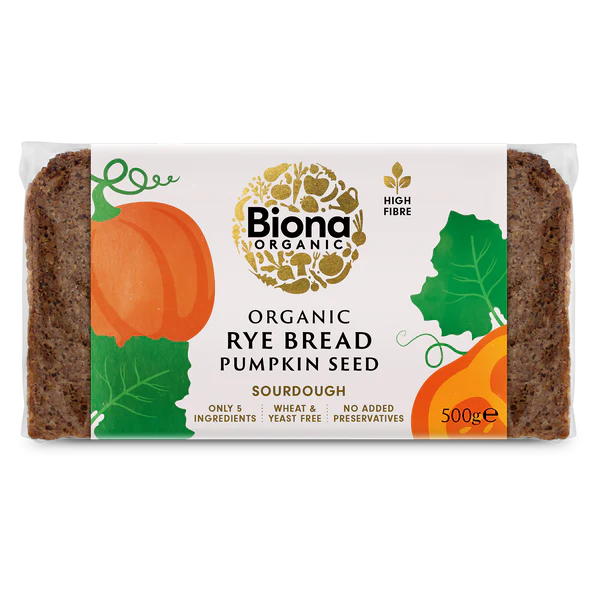 Biona Rye & Pumpkin Seed Bread