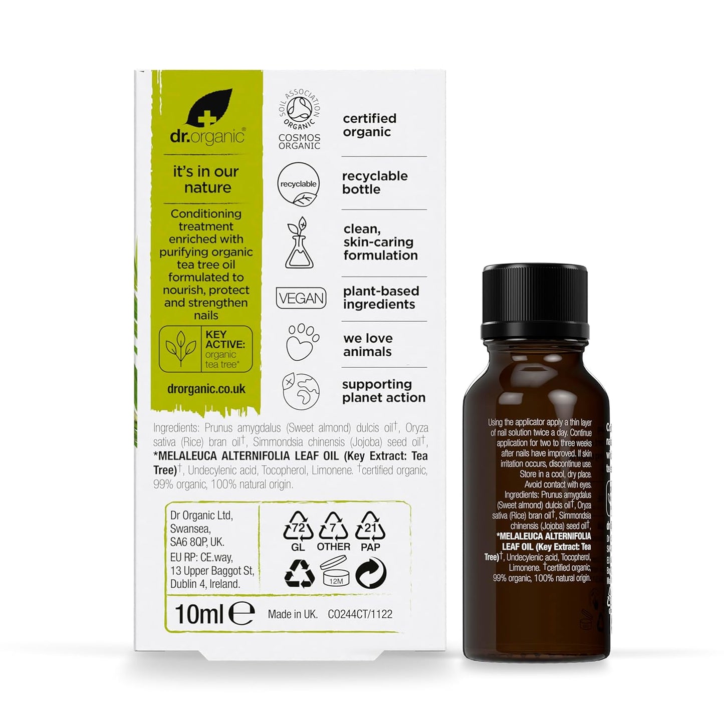 Dr. Organic Tea Tree Nail Solution 10ml