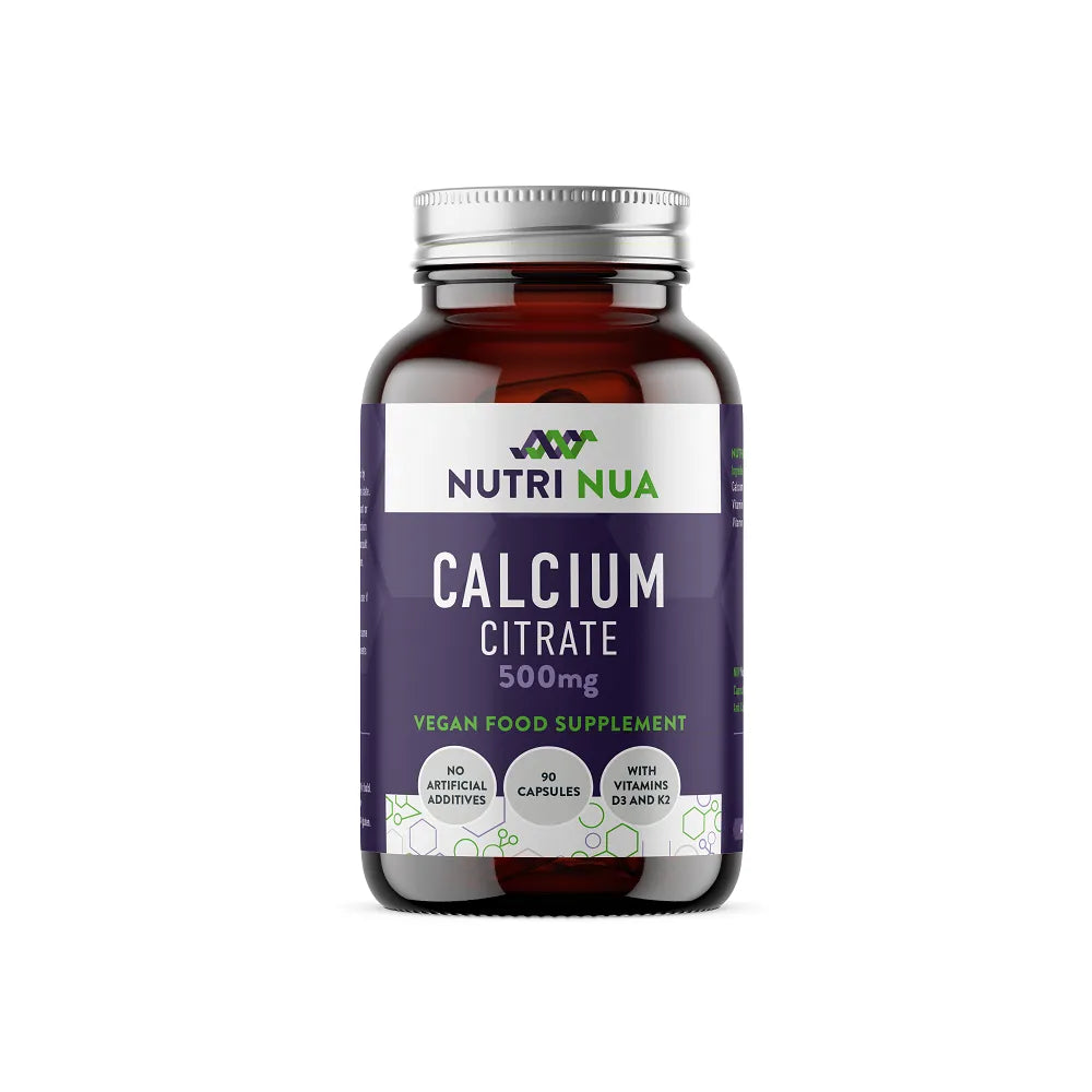 Nutri Nua Calcium Citrate 500mg Vegan 90cap