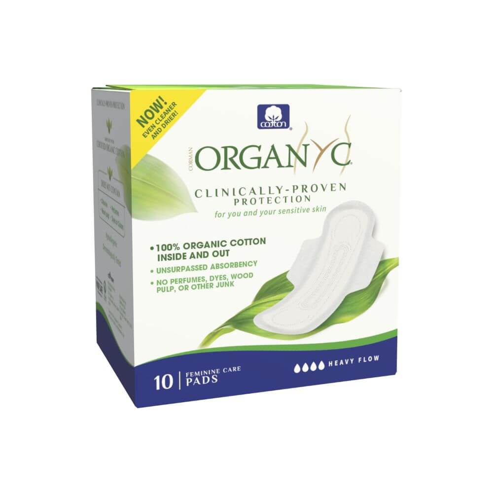 Organyc Sanitary Pads Night Heavy Flow (993)