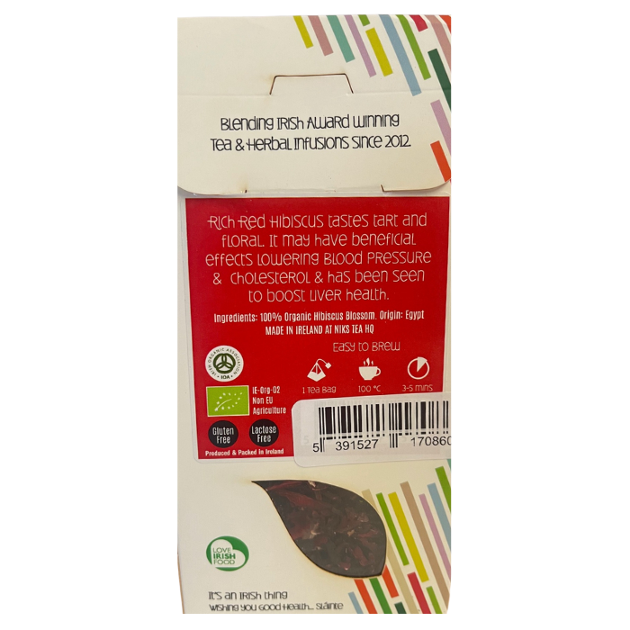 Niks Tea Hibiscus Heart (60grams)