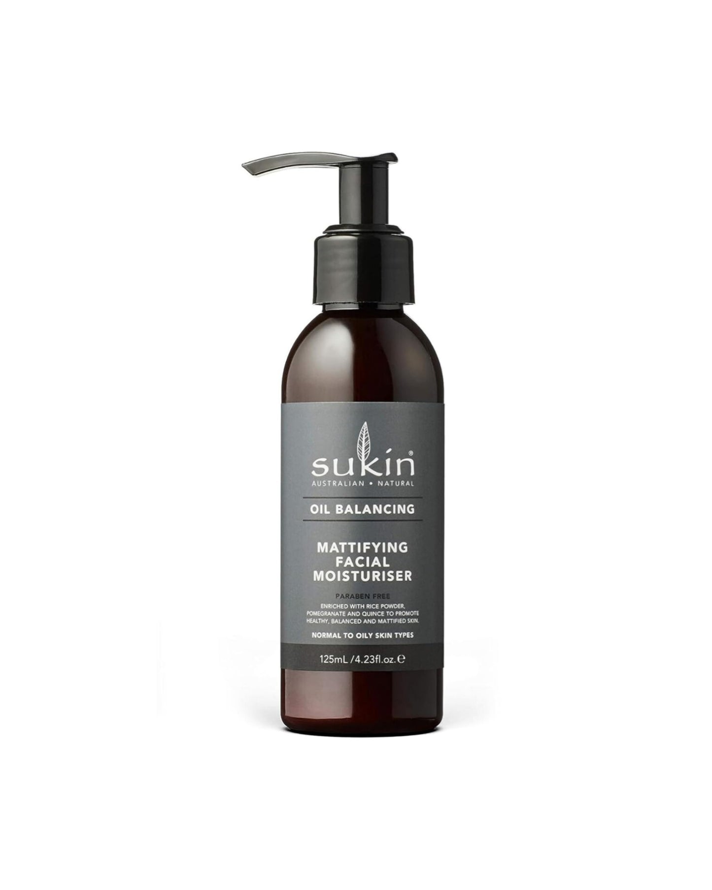 Sukin Mattifying Facial Moisturiser 125ml