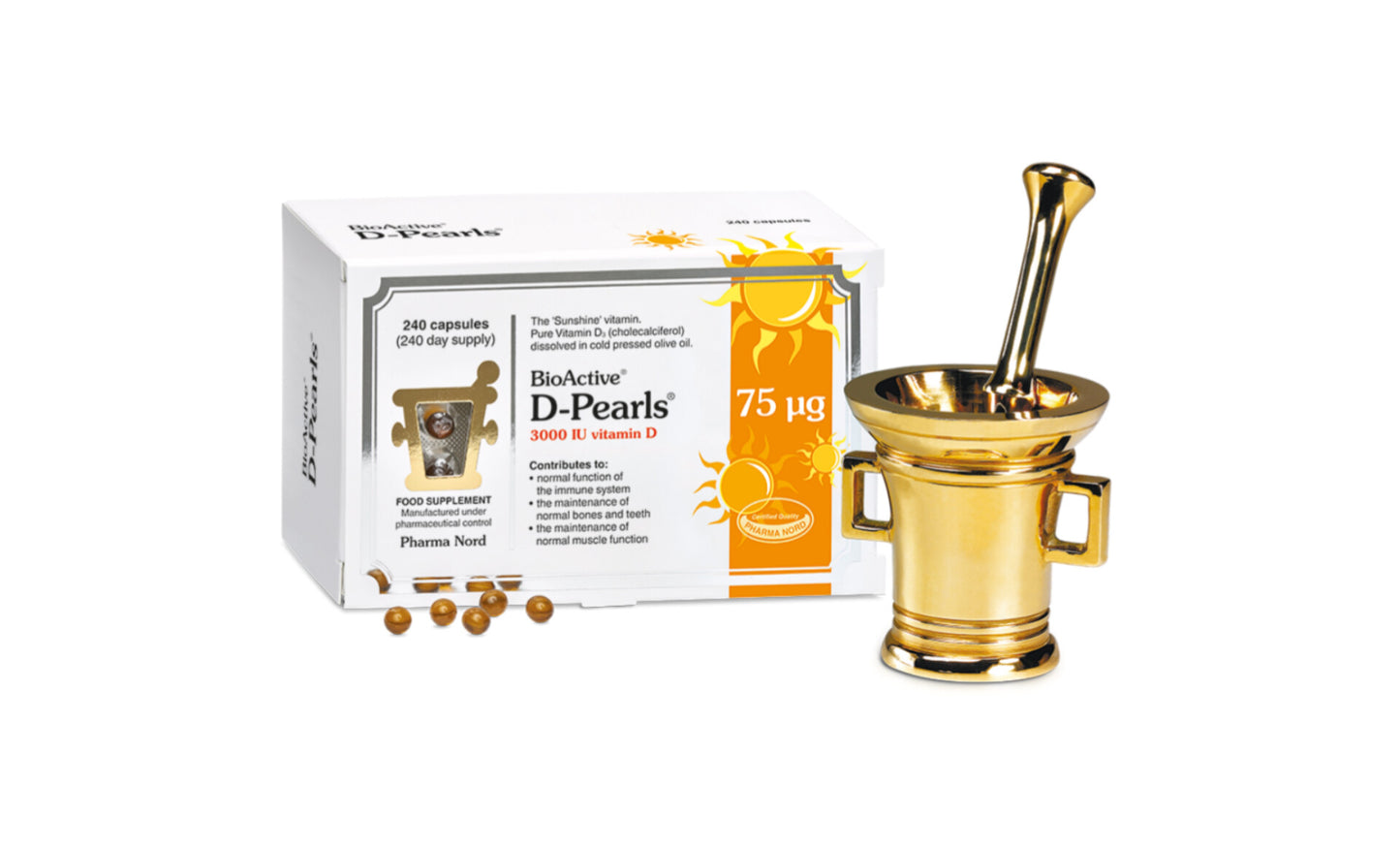 BioActive DPearls 75ug 240 Capsules
