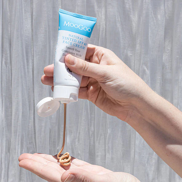 Moogoo Tinted SPF40 Face Cream 50g