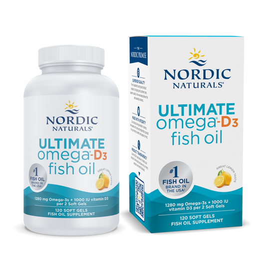 Nordic Naturals Ultimate Omega D3+60 Caps