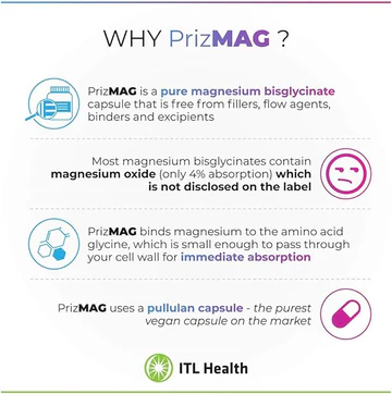 PrizMag Magnesium Bisglycinate 150caps