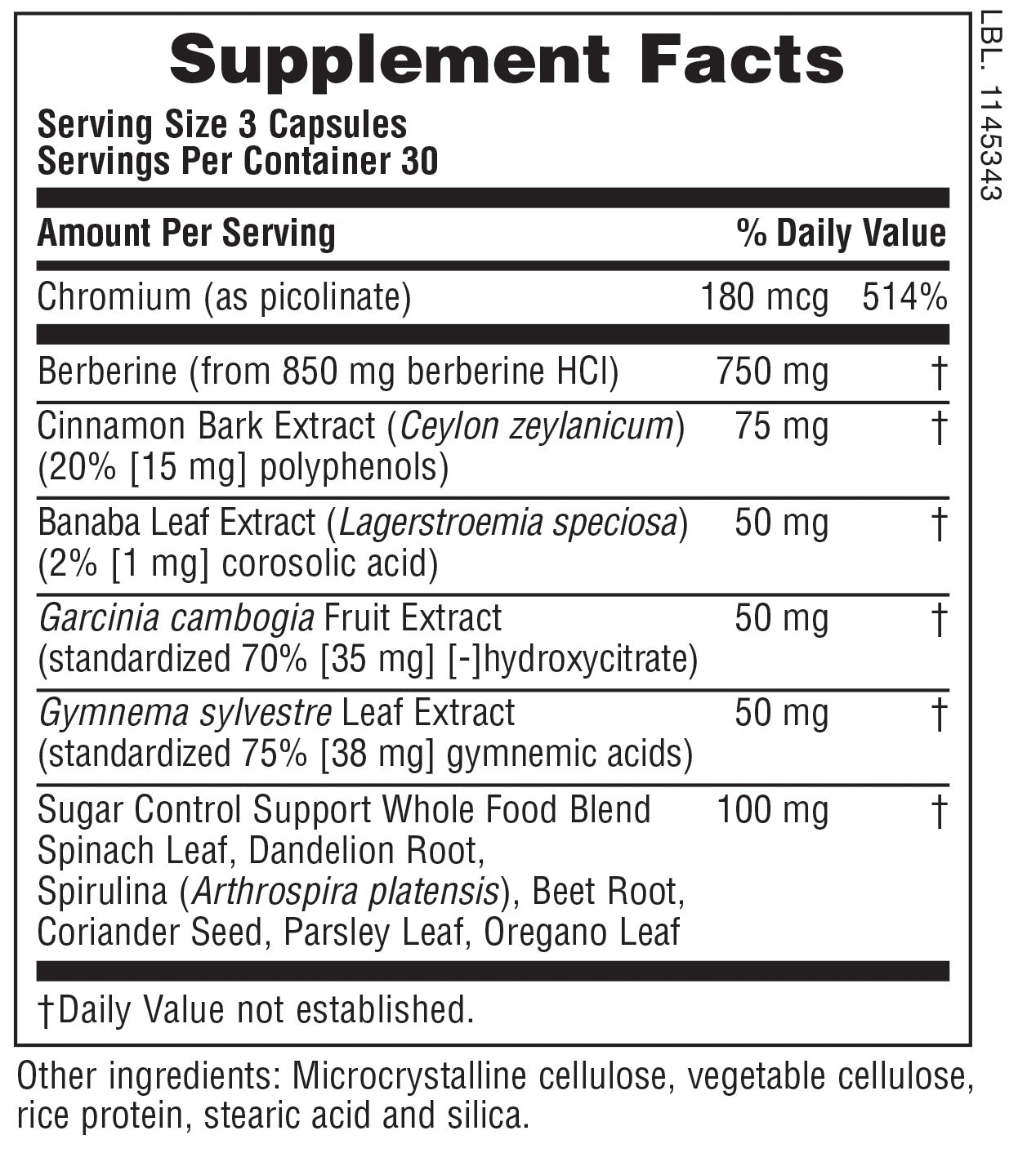 Nature's Plus Ketoliving Sugar Control 90Caps