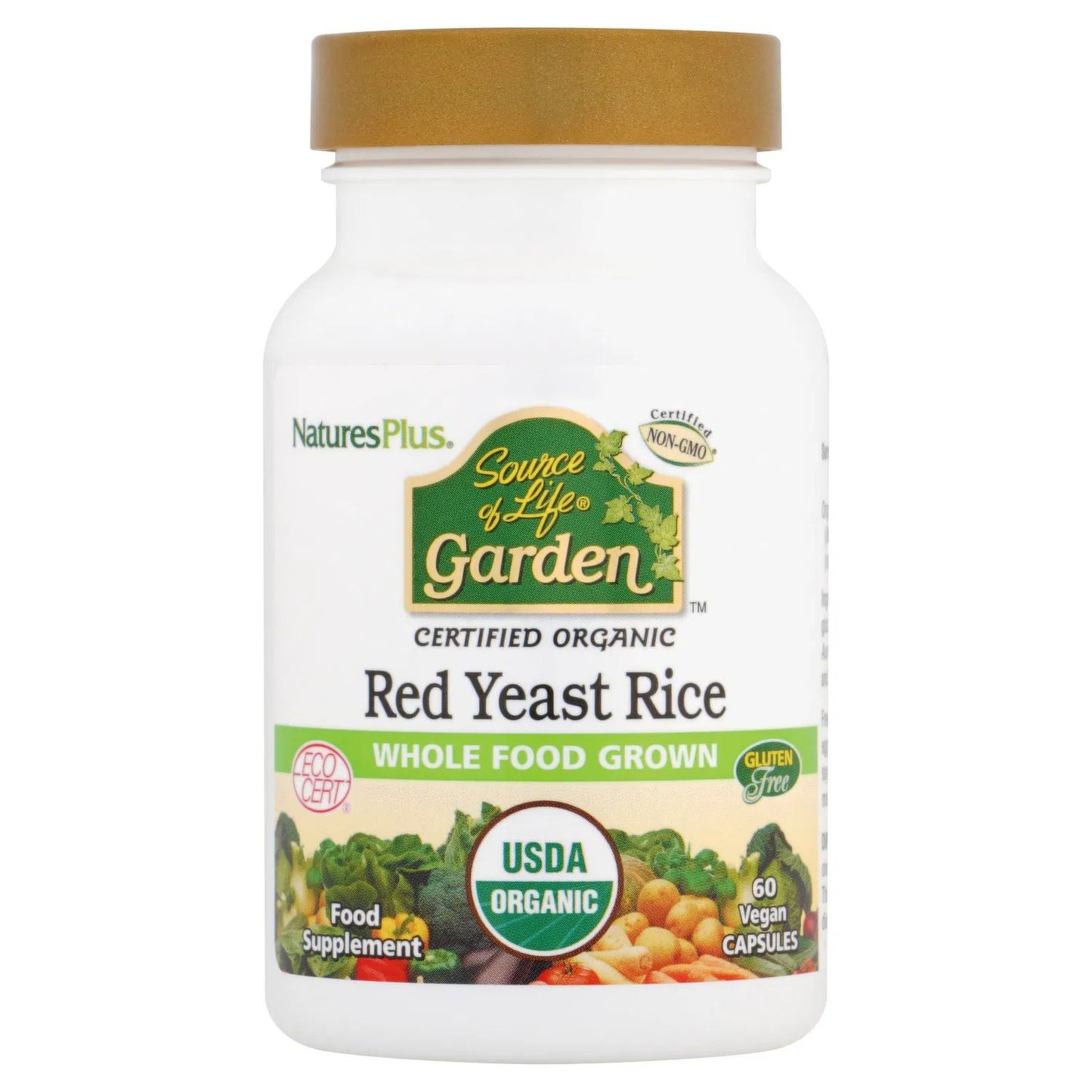 SOL GRDN ORG RED YEAST RICE 600MG CAP 60