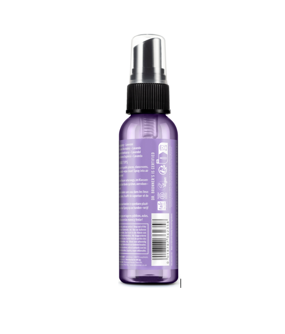 Dr Bronner's Lavender Hand Hygiene Spray 60ml