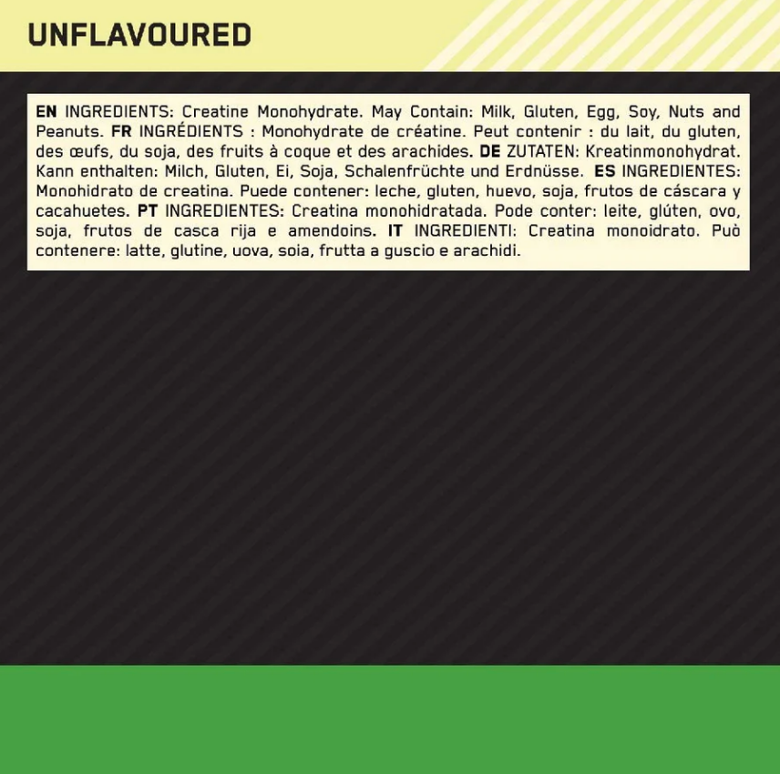 Optimum Nutrition Creatine Unflavoured 634g