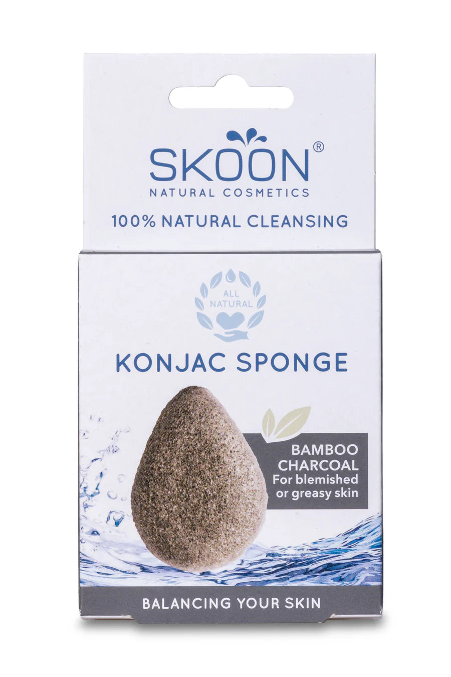 Skoon Konjac Sponge - Bamboo Charcoal