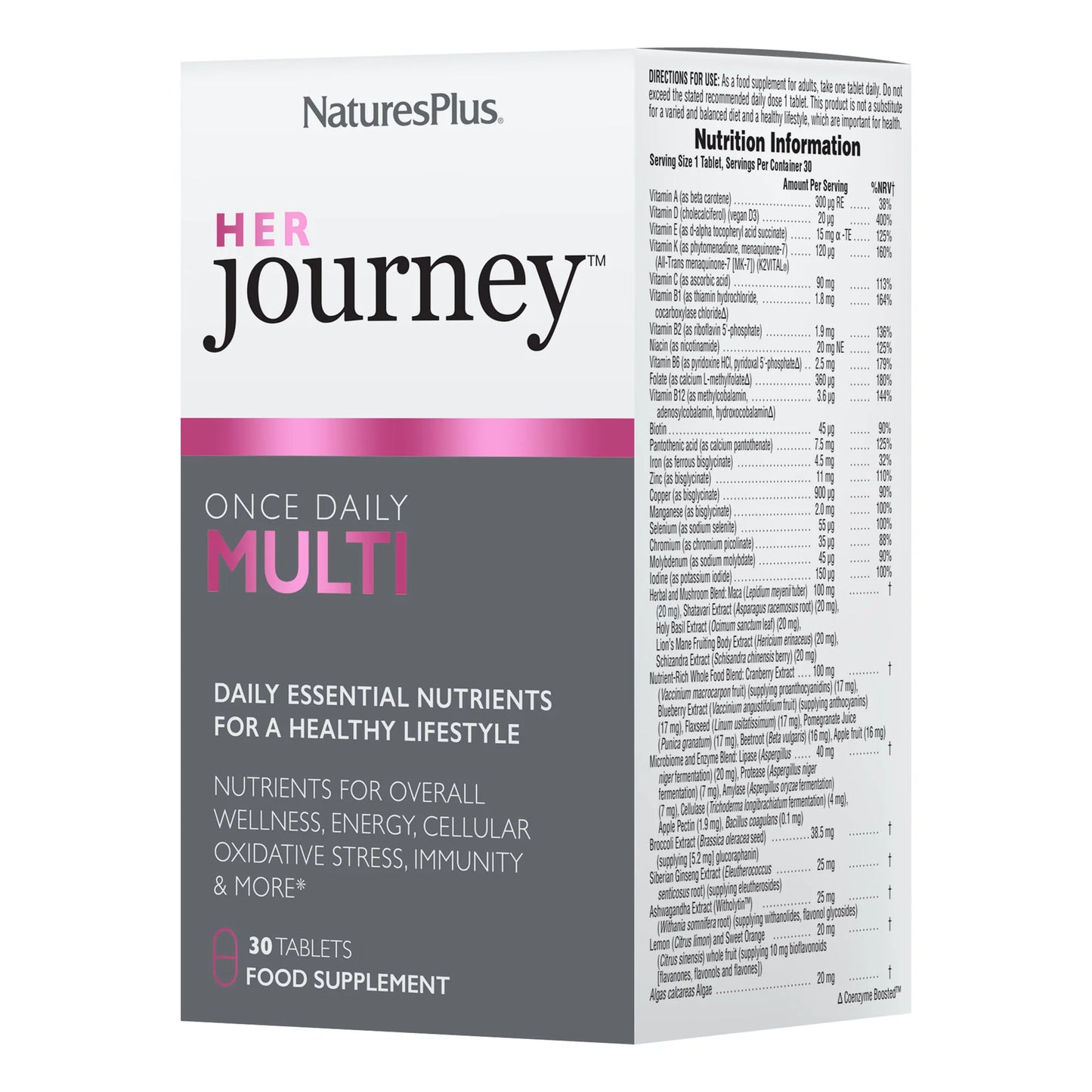 Nature's Plus Journey Her Multi 30 Tablets