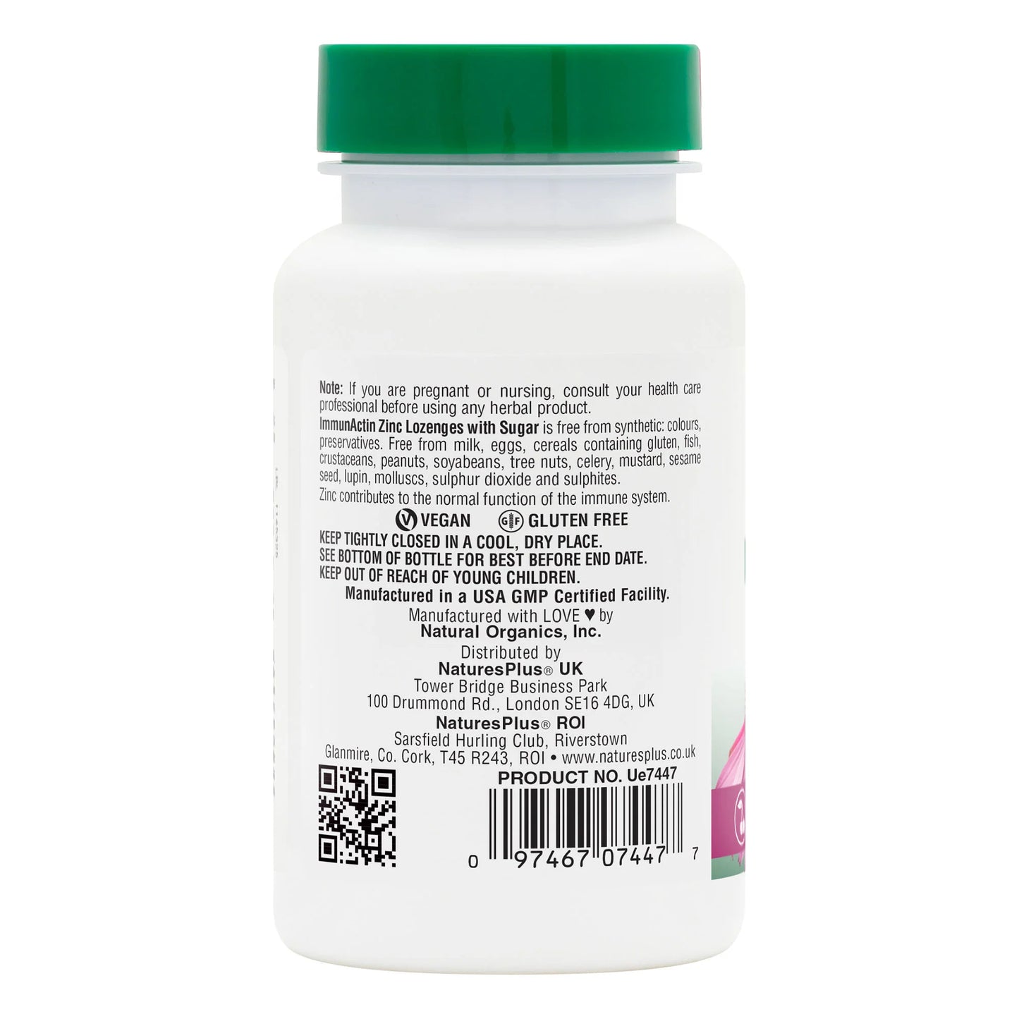 Nature's Plus Herbal Actives ImmunActin® Zinc Lozenges