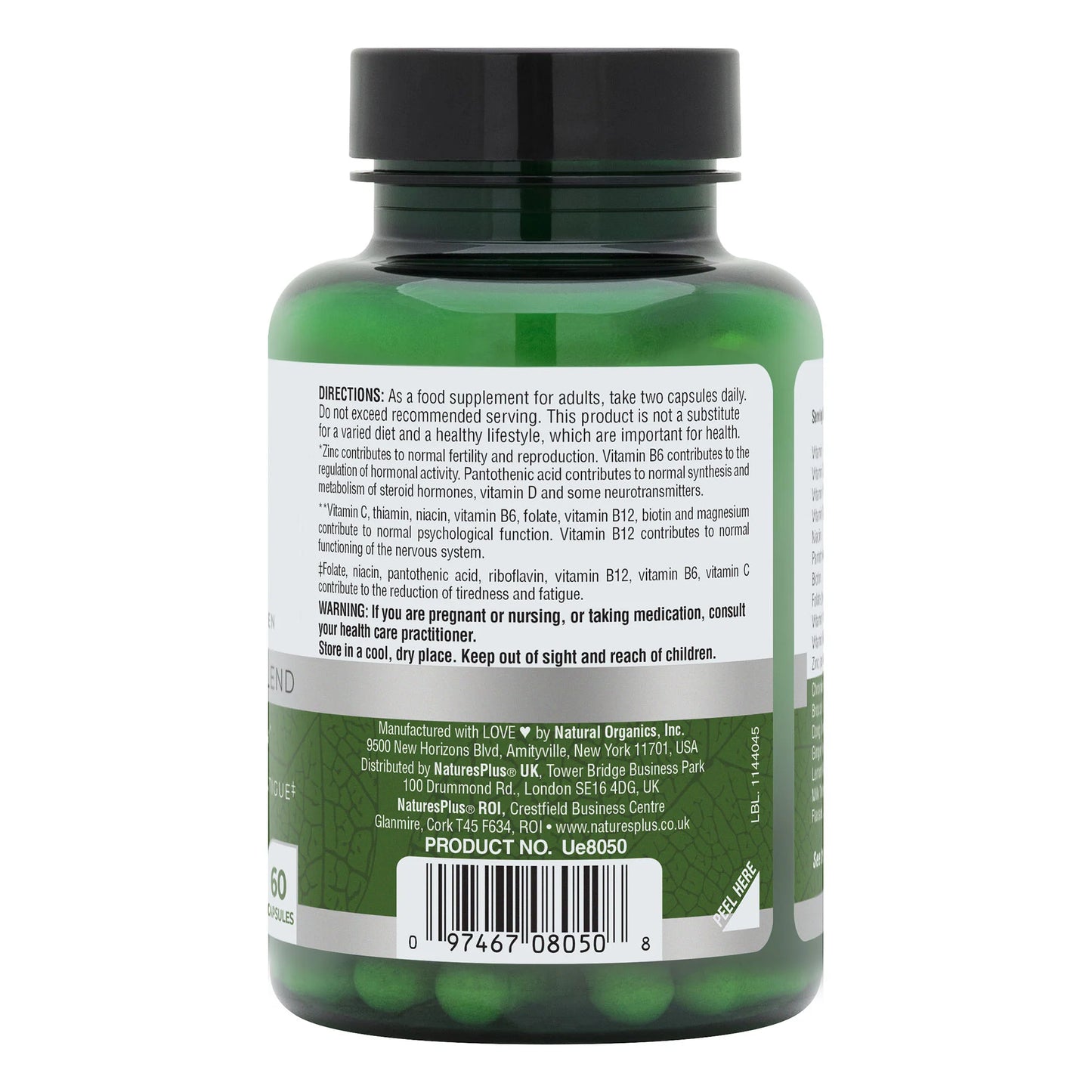 Nature's Plus BioAdvanced Monthly Support 60 Capsules
