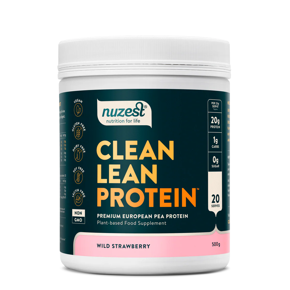 Nuzest Wild Strawberry CLP 20 Serve 500g