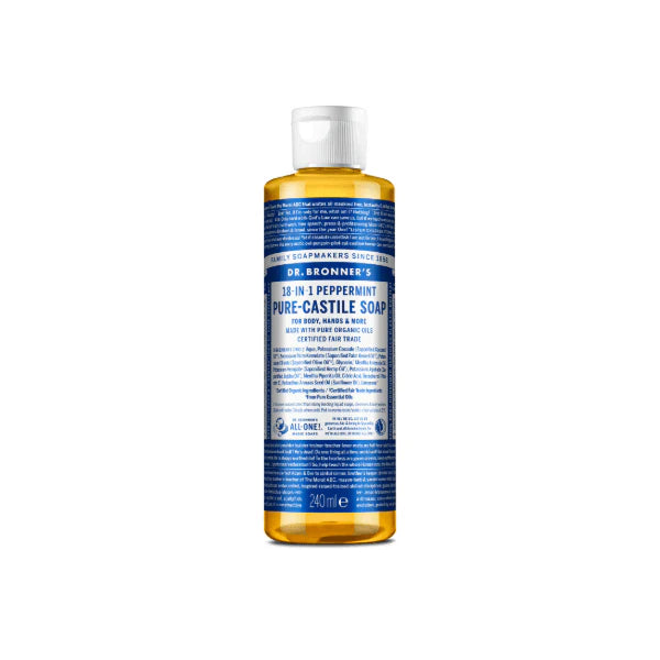 Dr. Bronner's Peppermint Castile Liquid Soap 240ml