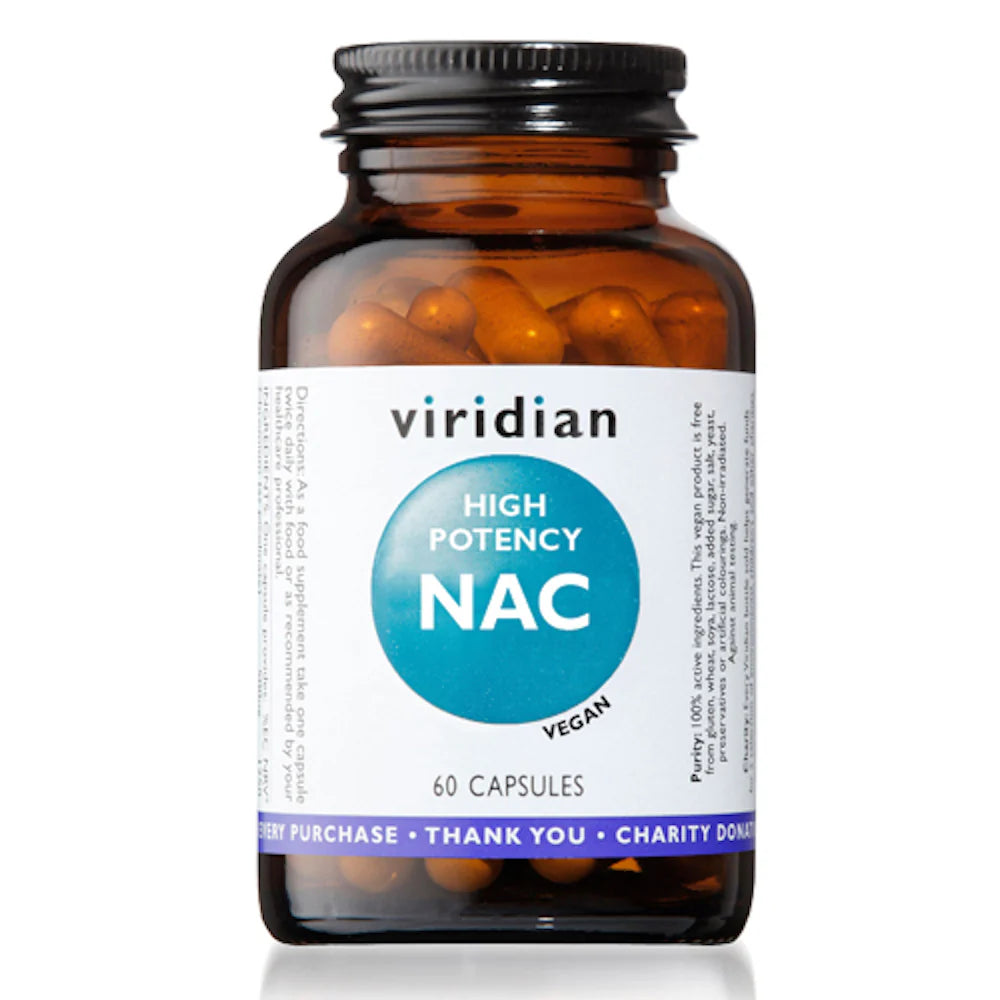 Viridian High Potency NAC 60 Capsules