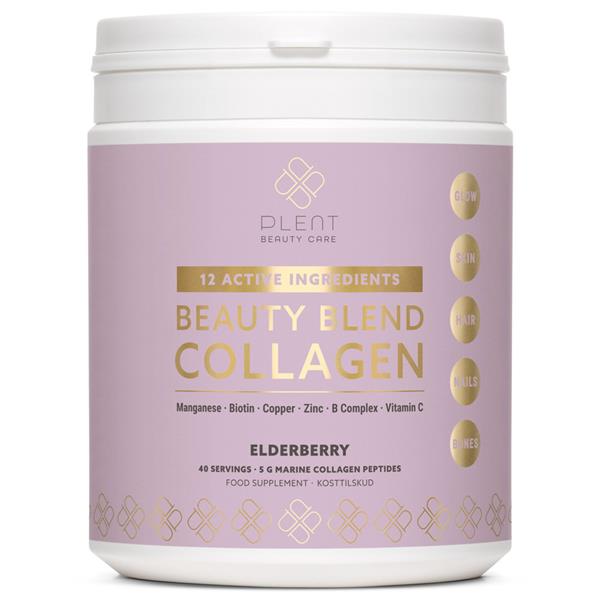 Plent Beauty Blend Collagen - Elderberry 265g