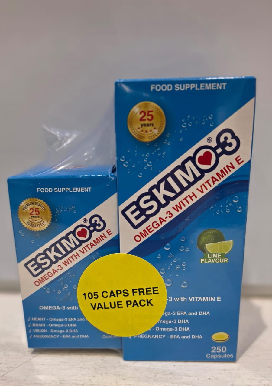 Eskimo Banded Pack Free 105Capsules With 250Capsules