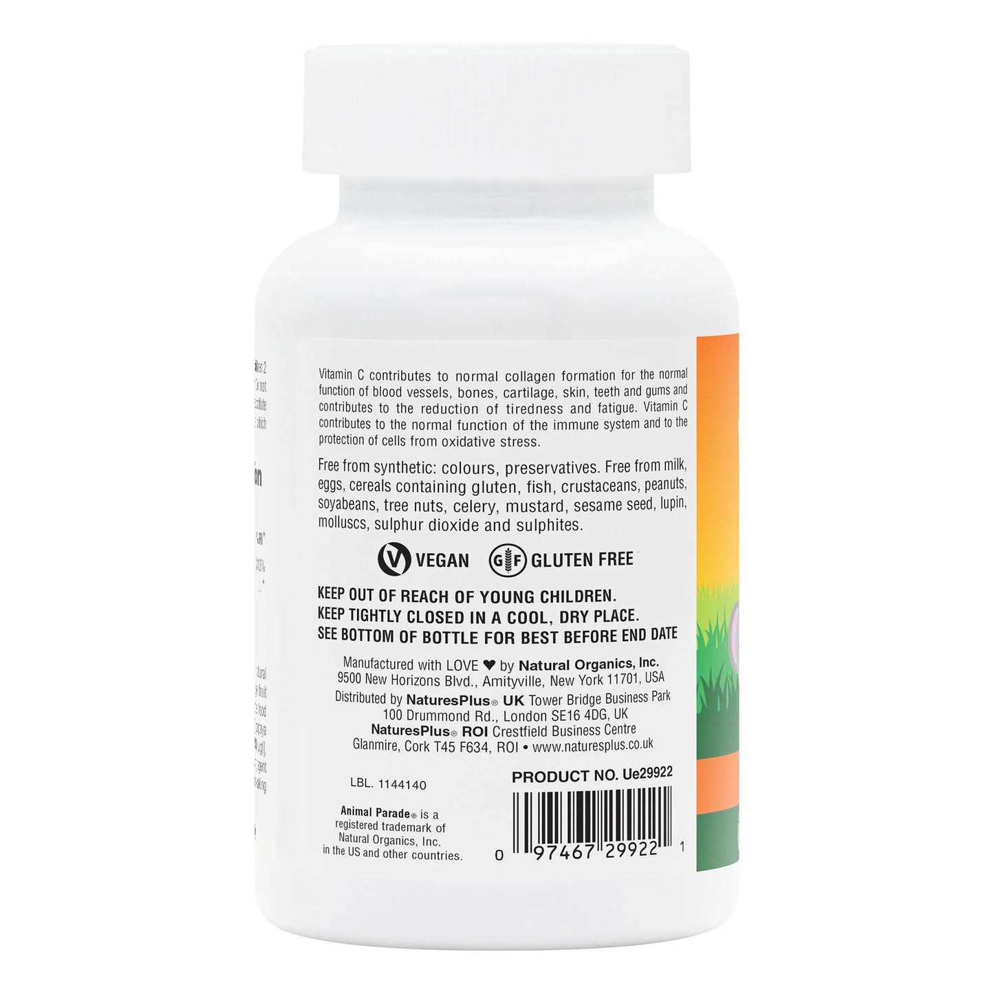 Nature's Plus Animal Parade® Sugar-Free Vitamin C Children's Chewables