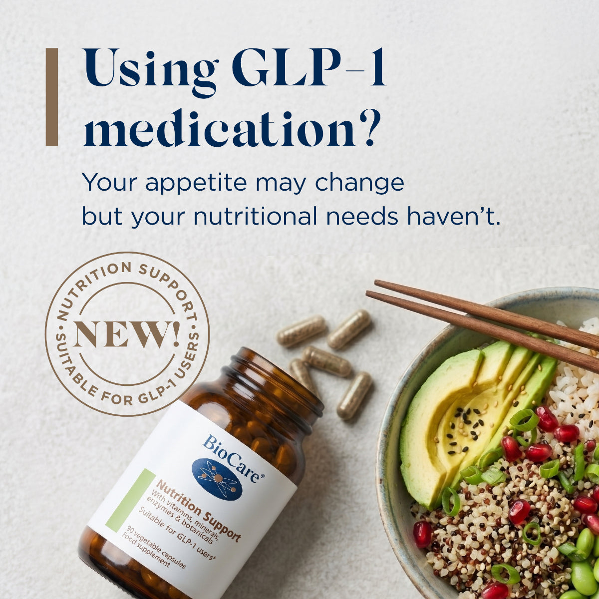 BioCare Nutrition Support GLP1 90Capsules