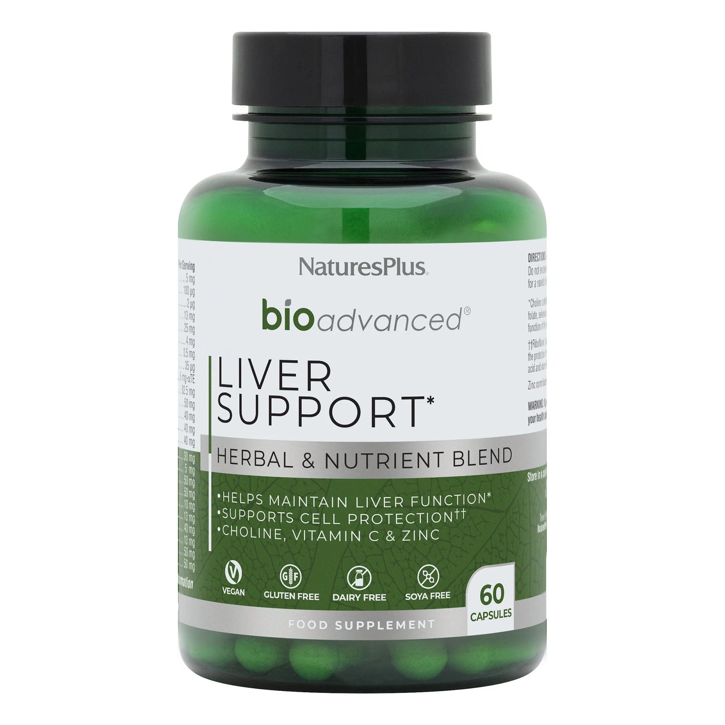 Nature's Plus BioAdvanced Liver Support 60 Capsules