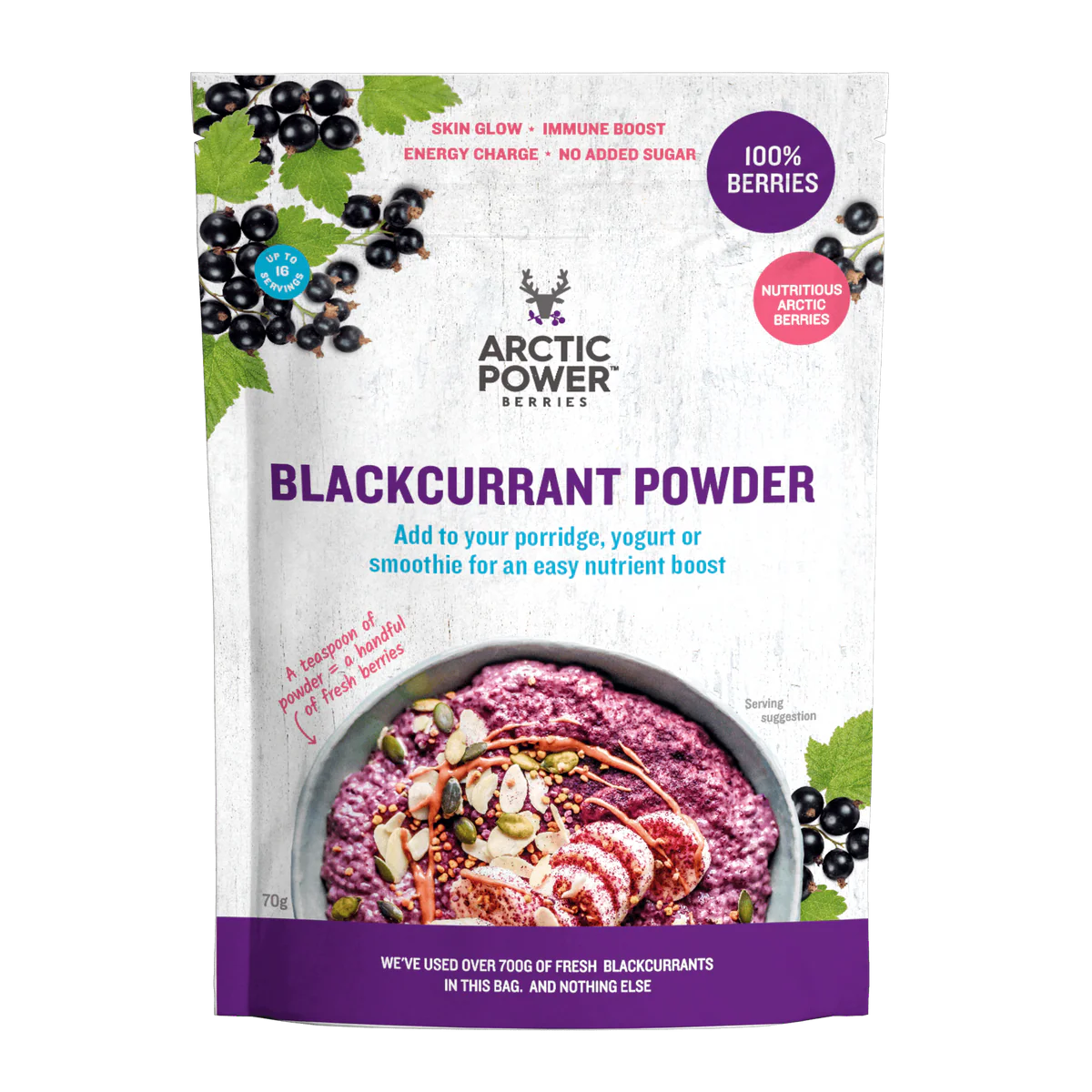 Arctic Power Blackcurrant Powder 70g