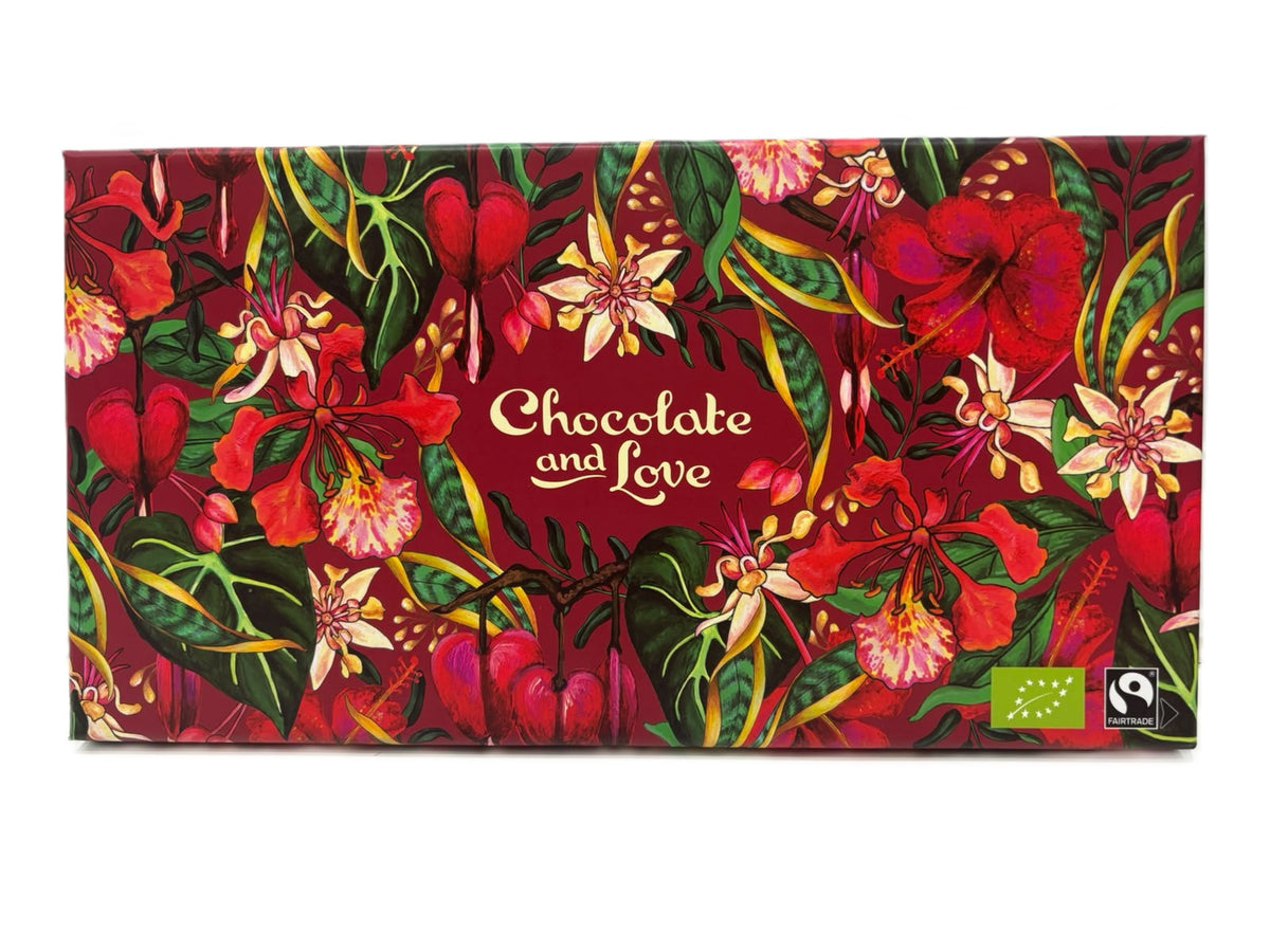Red Heart Gift Box Chocolate and Love