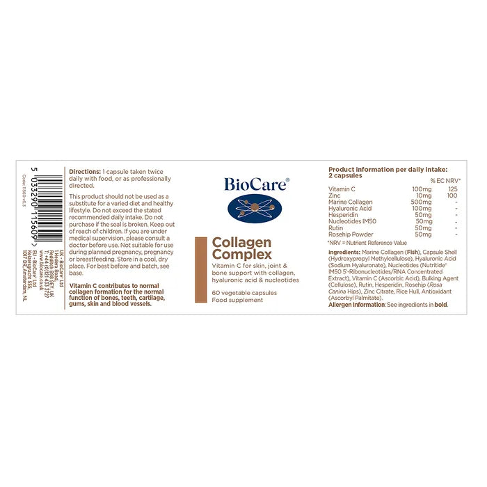 BioCare Collagen Complex 60 Capsules