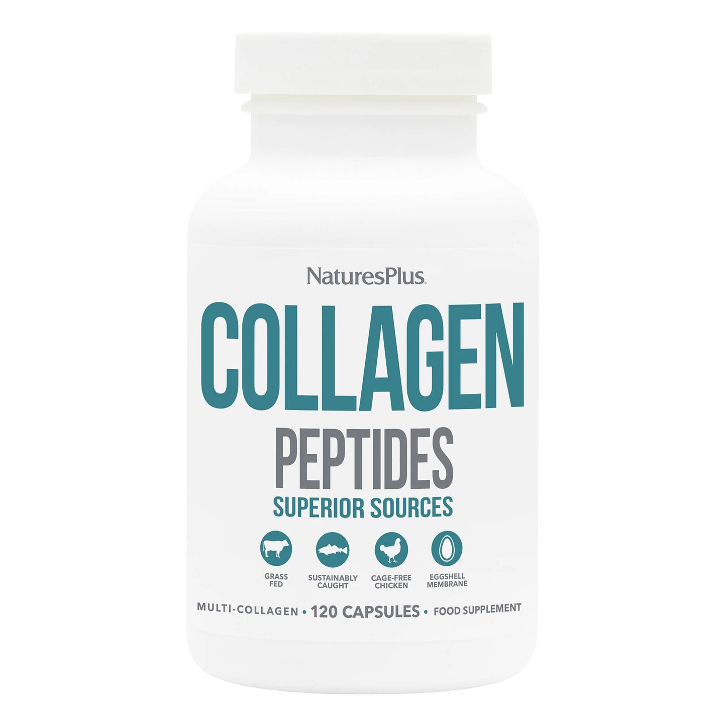 Nature's Plus Collagen Peptides 120 Capsules