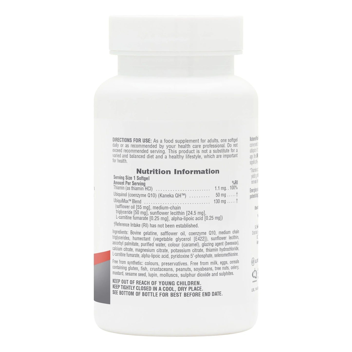 Nature's Plus Beyond CoQ10® 50 mg 60 Softgels