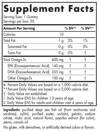 Nordic Natural Childrens DHA Gummies