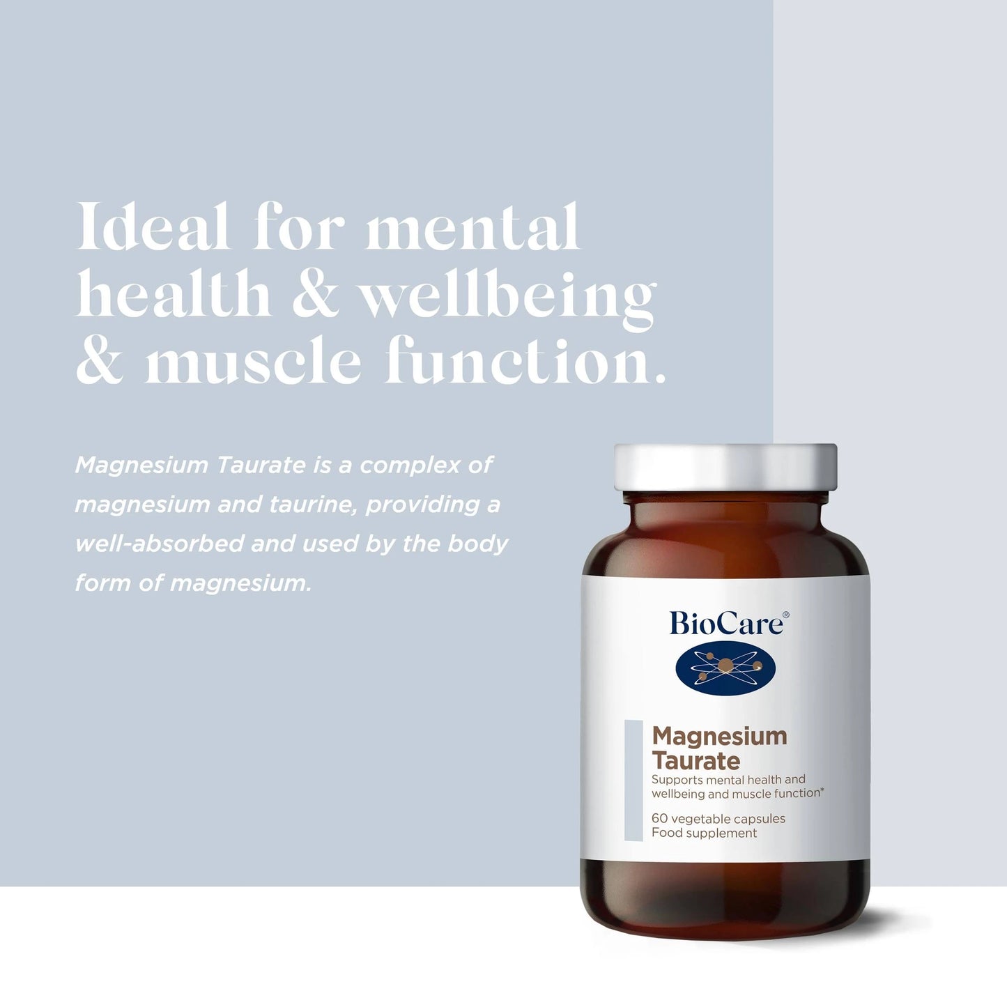 BioCare Magnesium Taurate 60 Capsules