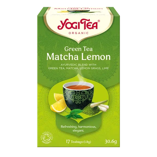 YogiTea Green Tea Matcha Lemon