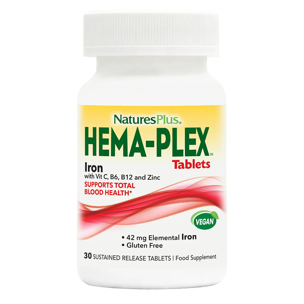 Nature's Plus HEMA-PLEX® Iron Tablets